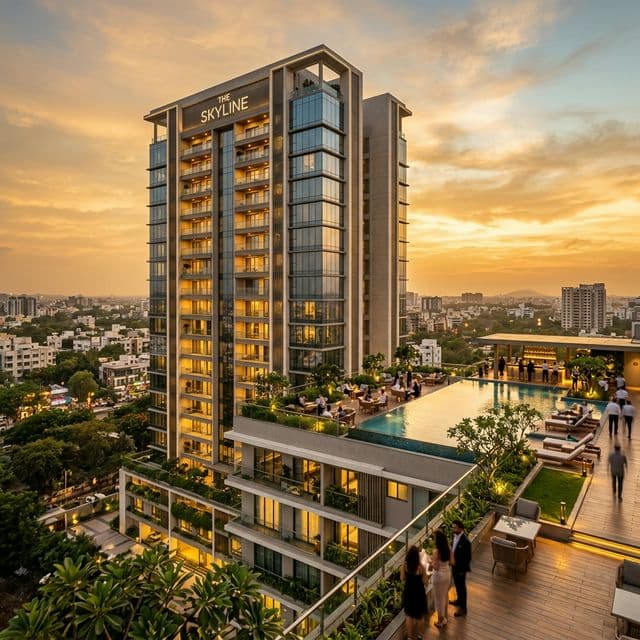 The Skyline — Penthouse Suite – Palasia, Indore